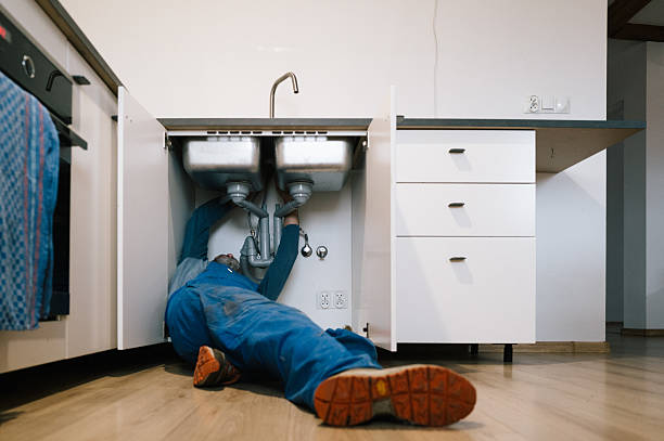 Professional Plumbing technician working in Portland, ME